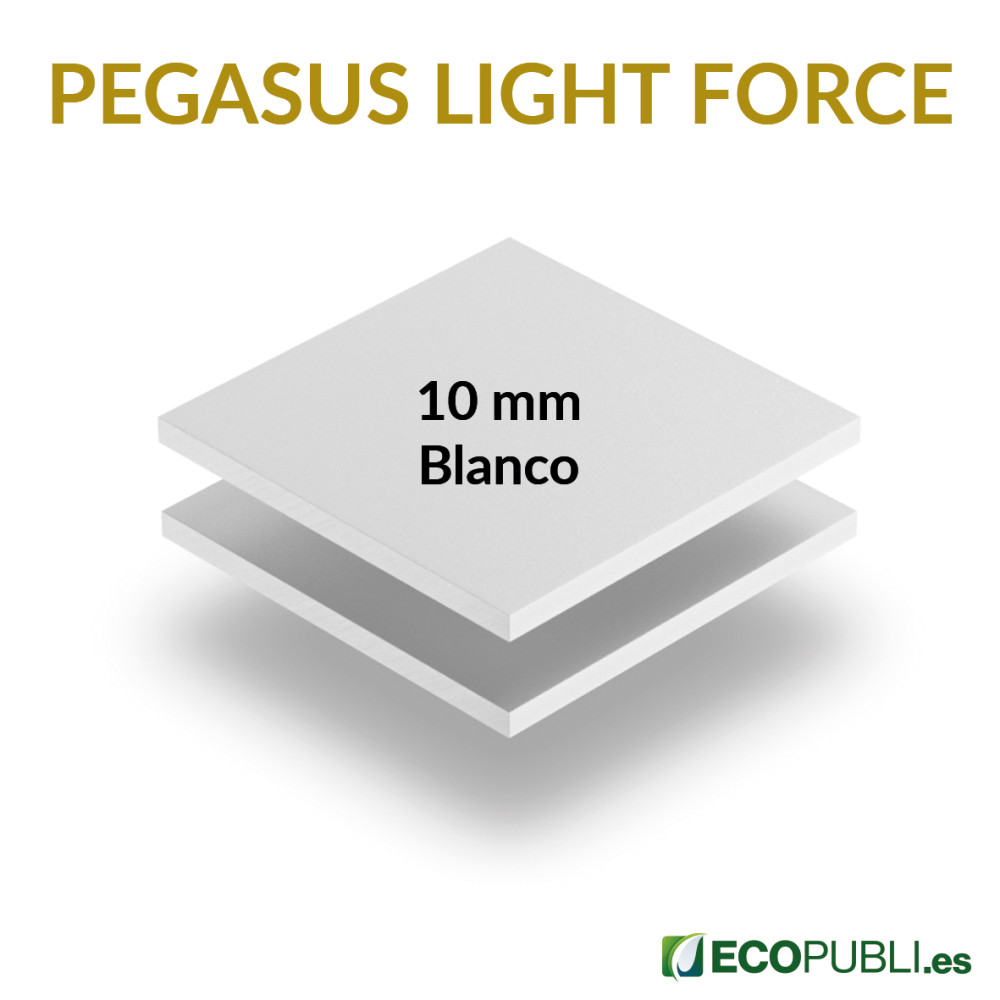 Panel Pegasus Light Force Grosor 10 mm. Garantía Ecopubli.