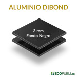 Panel Aluminio Dibond Grosor 3 mm Negro
