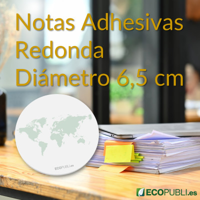 Notas Adhesivas Ecopubli Redondas.