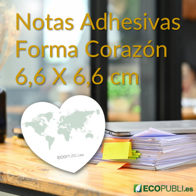 Notas Adhesivas Ecopubli Corazón