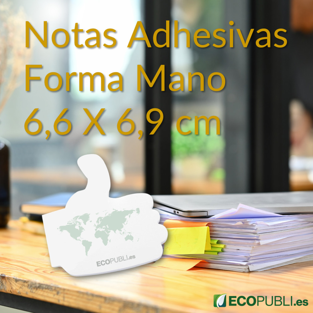 Notas Adhesivas Ecopubli Mano