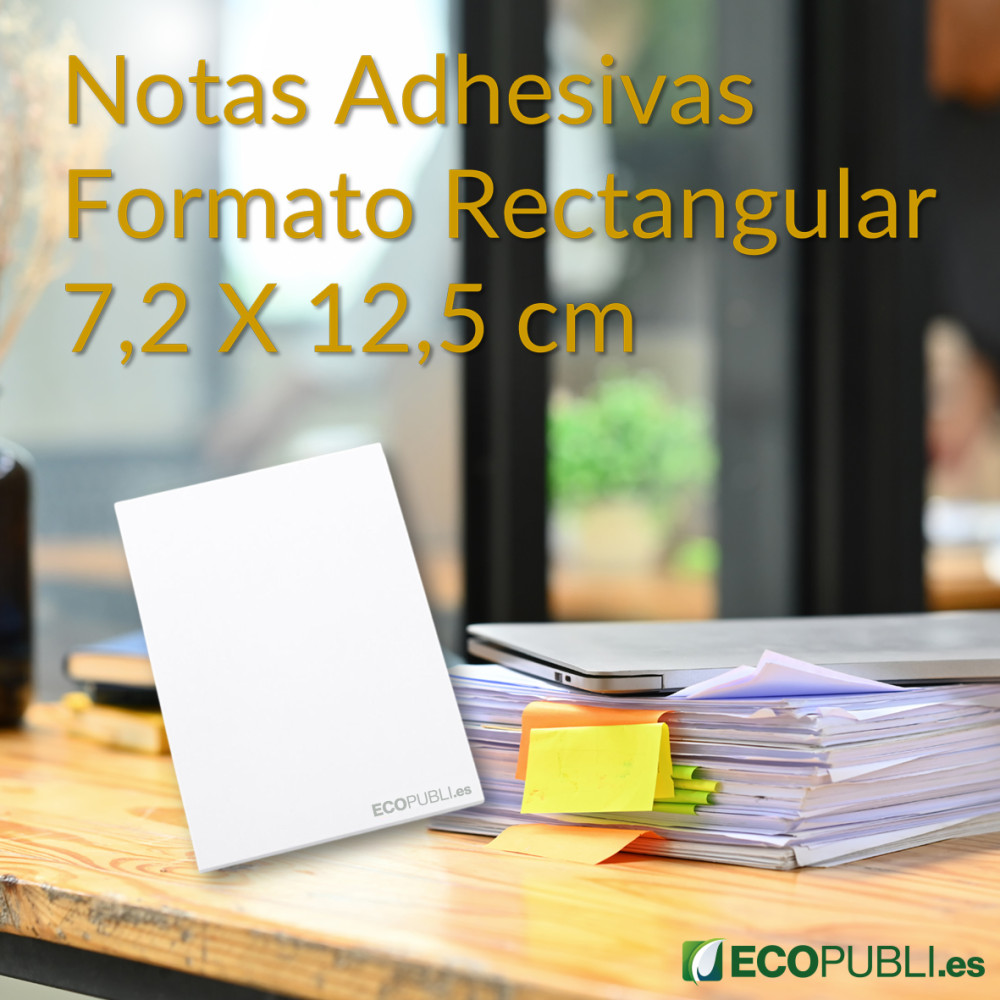 Notas Adhesivas Ecopubli 72X125 mm. Ecopubli.