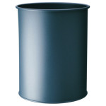1 Ud Papelera Metal 15L Circular Antracita