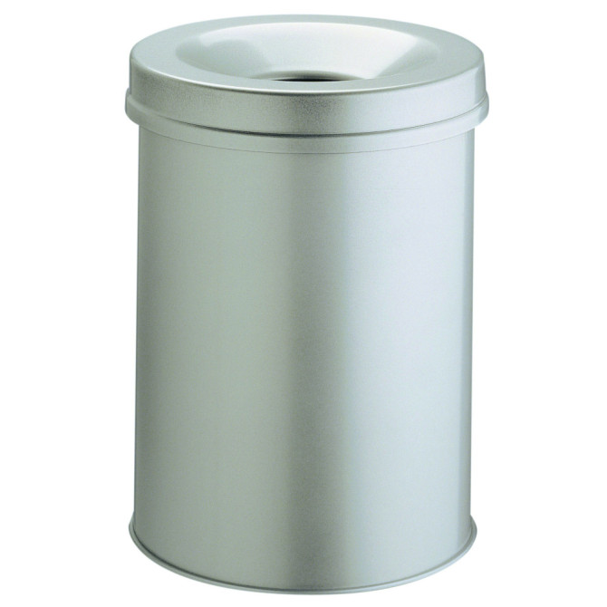 1 Ud Papelera SAFE 15L Circular Gris