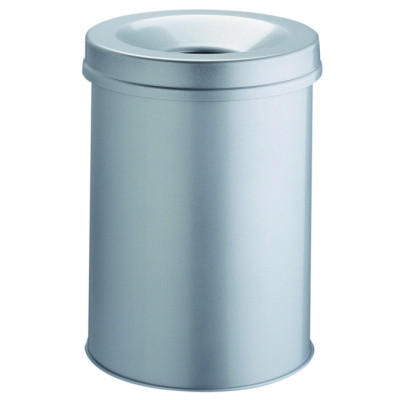 1 Ud Papelera SAFE 30L Circular Gris
