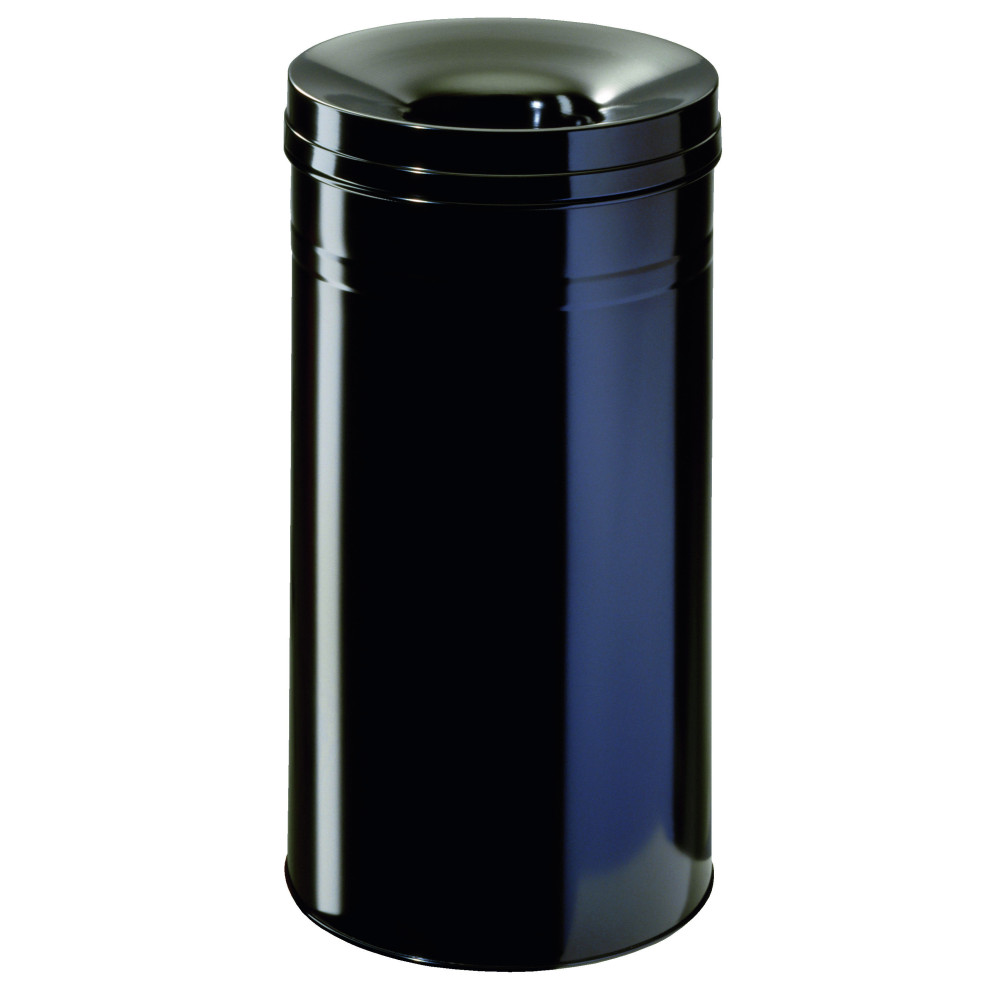 1 Ud Papelera SAFE PLUS 60L Circular Negra