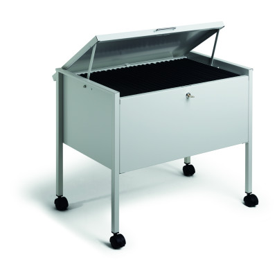 1 Ud Carrito para Carpetas Colgantes ECONOMY Duo 100 A4 Gris