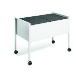 Ud Carrito para Carpetas Colgantes ECONOMY Duo 100 A4 Gris