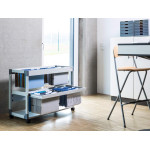 1 Ud Mueble Carpetas Colgantes SYSTEM 200 Multi Duo Gris