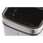 1 Ud Papelera Sensor NO TOUCH 6L Metalico Plateado