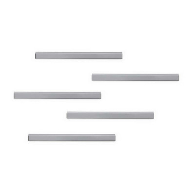 5 Uds RAIL Magnético Auto adhesivo DURAFIX RAIL 210mm Plateado