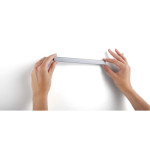5 Uds RAIL Magnético Auto adhesivo DURAFIX RAIL 210mm Plateado.