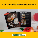 Carta Restaurante Grapada Formato A5