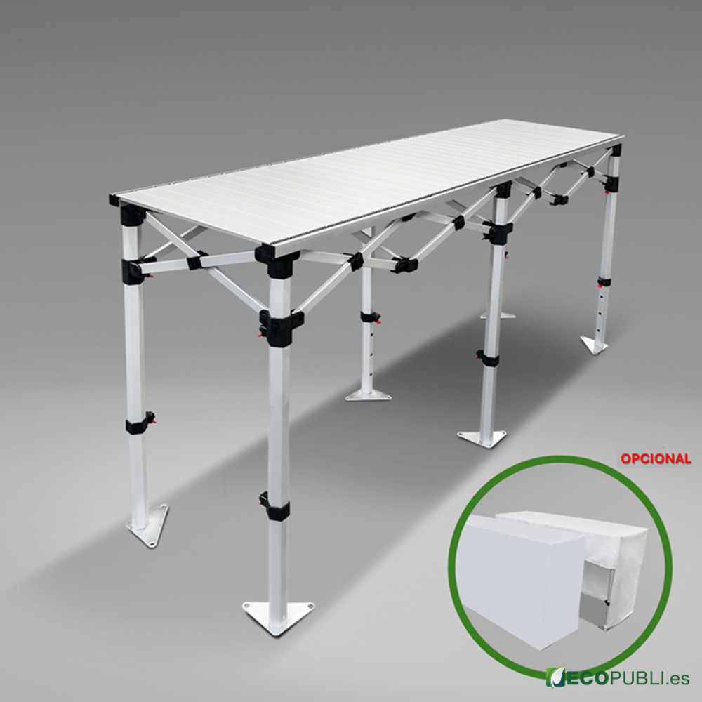 Mesa Ecopubli Regulable 190X55cm
