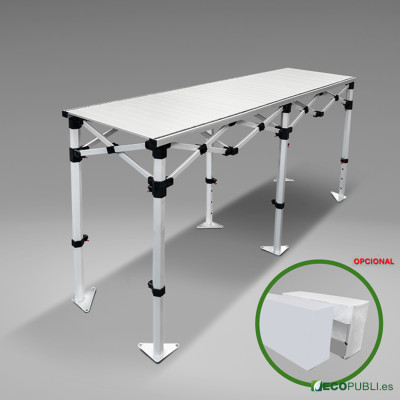 Mesa Ecopubli Regulable 230X55cm