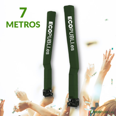Skydancer de 7 metros con logo personalizado