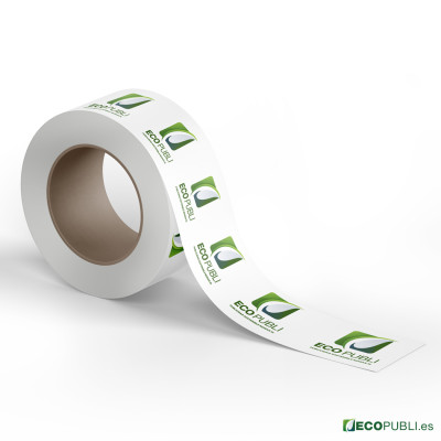 Rollo de precinto adhesivo impreso para embalajes seguros