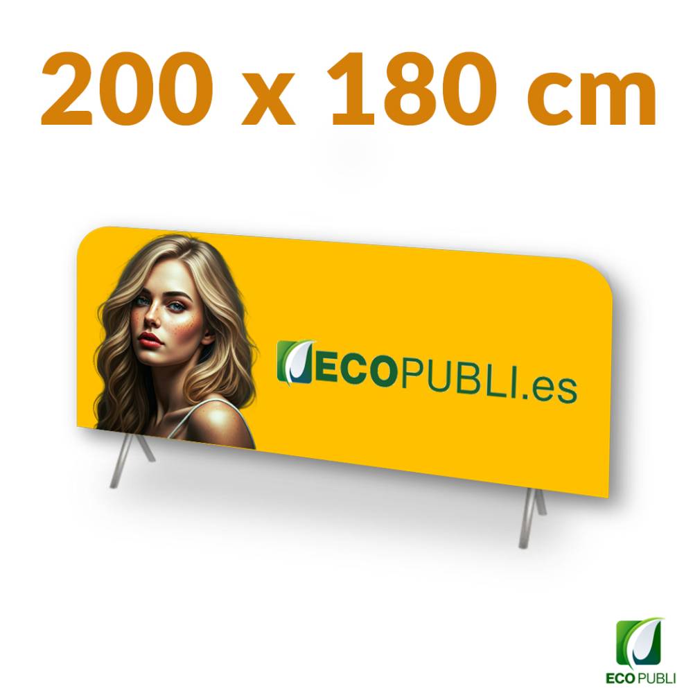 lona personalizada para valla de obra o evento