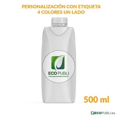 Envases de agua personalizados 500 ml para ferias y congresos