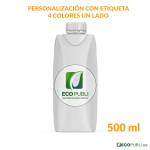 Envases de agua personalizados 500 ml para ferias y congresos