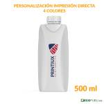 Briks de agua personalizados 500 ml para promociones y eventos corporativos