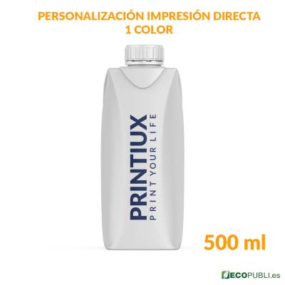 Briks de agua con impresión personalizada para marketing empresarial