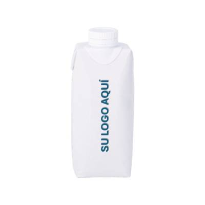 Briks de agua personalizados 330 ml para publicidad empresarial