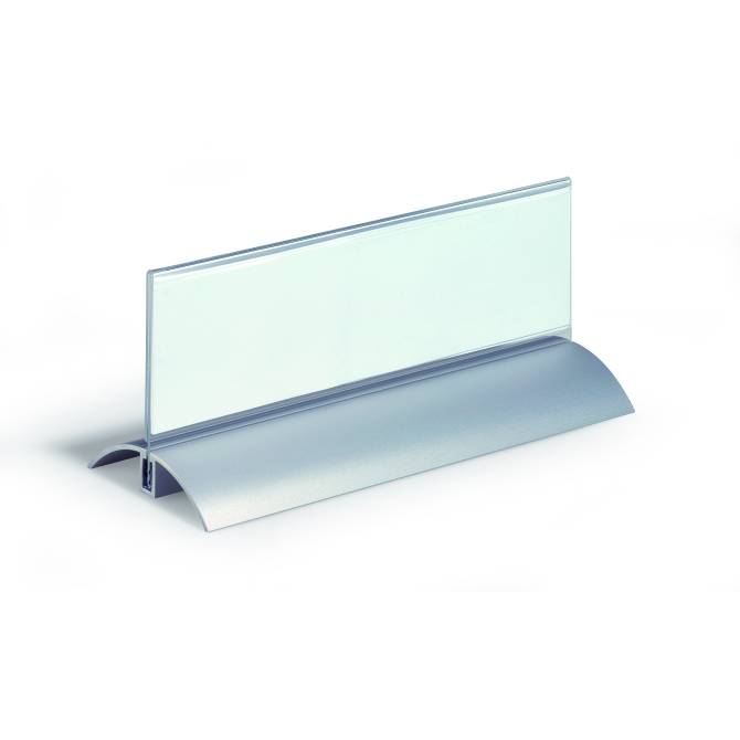 Portanombres de mesa personalizados 61x210 mm para congresos