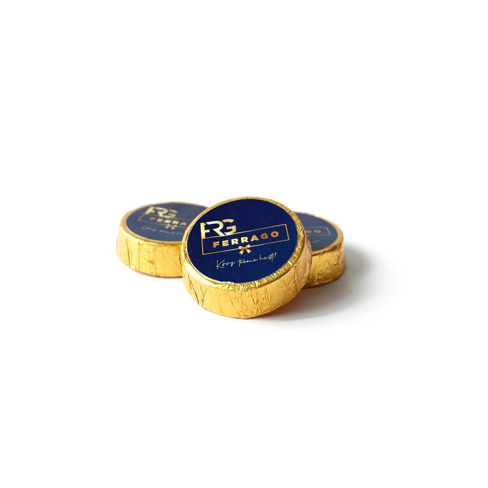 Chocolatinas personalizadas con logo