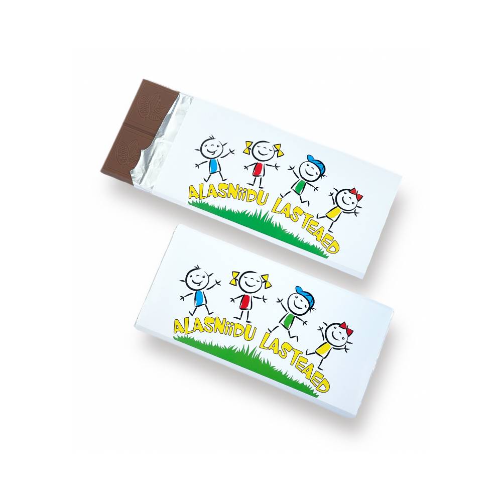 Tabletas de chocolate personalizadas 100 g
