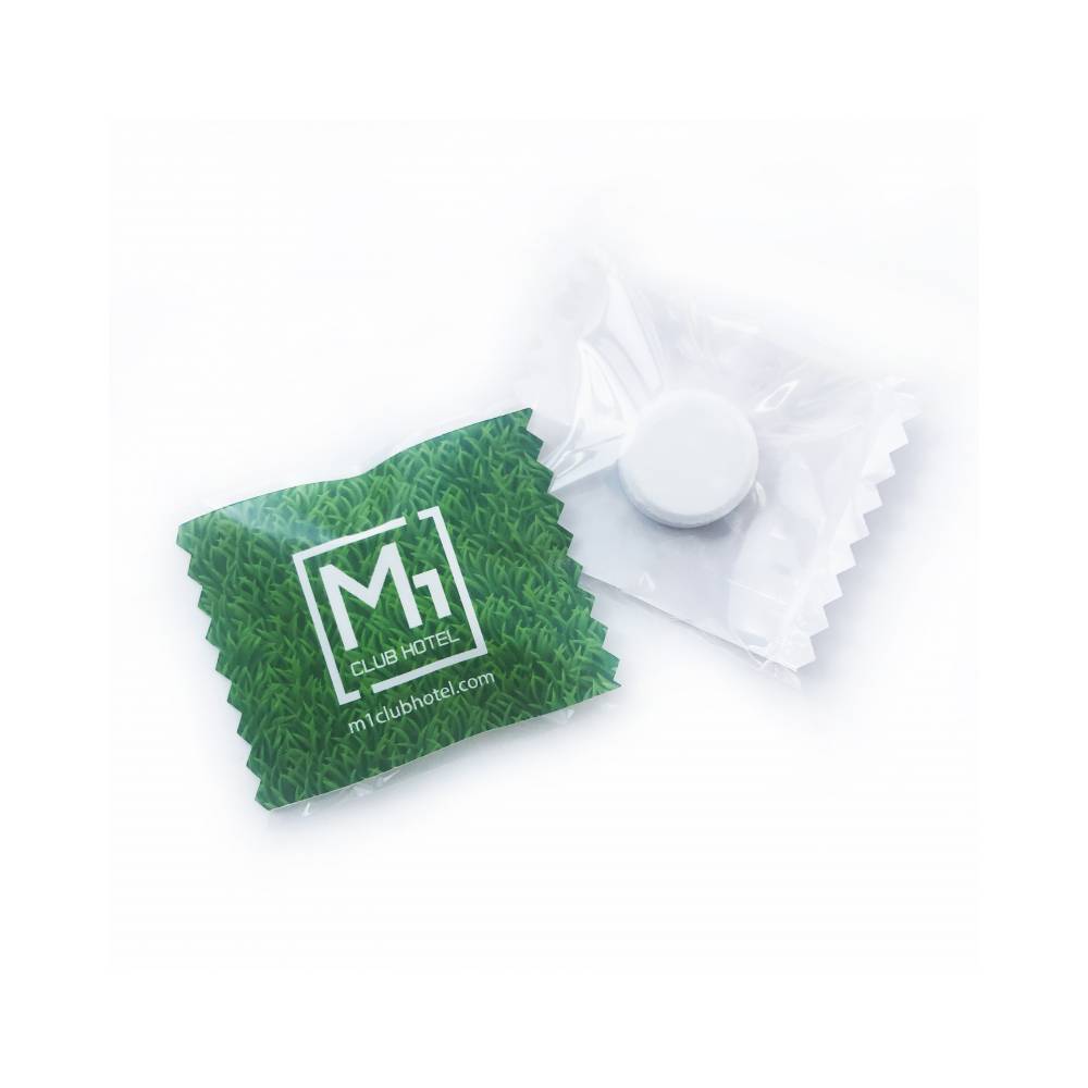 Caramelos de dextrosa personalizados con logo