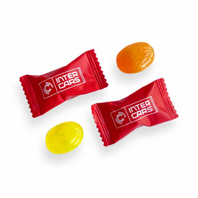 Caramelo Duro Flow Pack Ecopubli Personalizado.