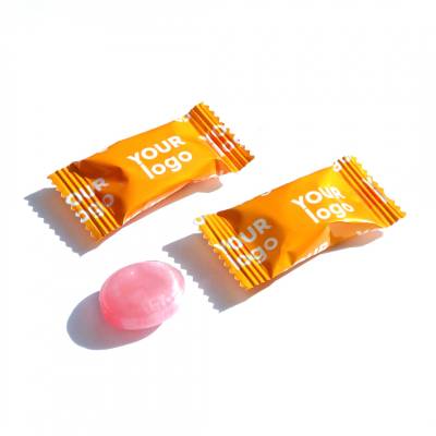 Caramelo Duro Flow Pack Ecopubli Personalizado.