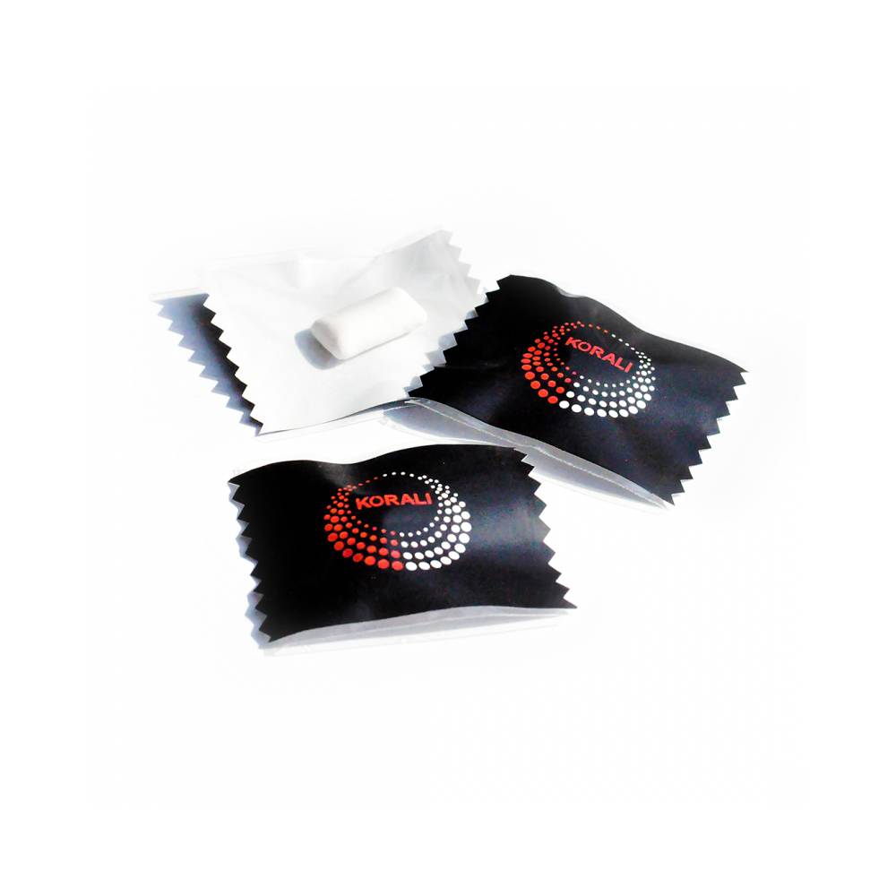 Chicles personalizados con logo