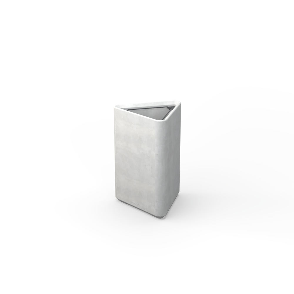 Papelera PSMKBE14300. Mobiliario Urbano de Calidad Ecopubli.