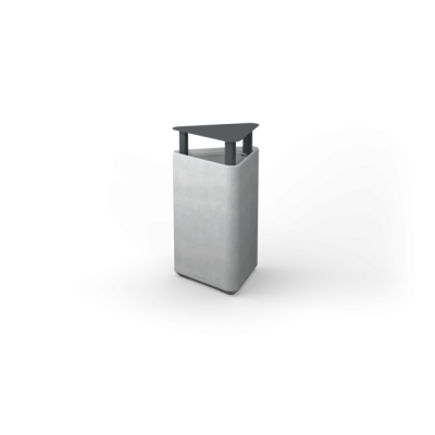 Papelera PSMKBE14400. Mobiliario Urbano de Calidad Ecopubli.
