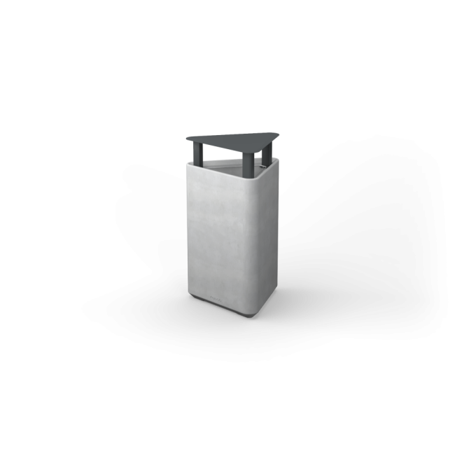 Papelera PSMKBE14400. Mobiliario Urbano de Calidad Ecopubli.