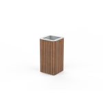 Papelera PSMKLI10600. Mobiliario Urbano de Calidad Ecopubli.