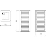 Papelera PSMKTR04300. Mobiliario Urbano de Calidad Ecopubli.
