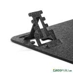 Alfombrilla de escritorio EFFECT 700x330 mm con soporte para móvil.