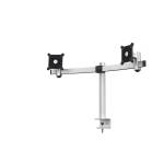 Soporte Monitor para 2 Pantallas con Mordaza de Mesa