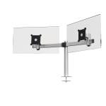 Soporte Monitor para 2 Pantallas con Pasador de Mesa