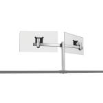 Soporte Monitor para 2 Pantallas con Pasador de Mesa