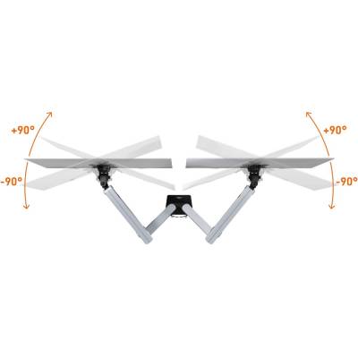 Soporte de Monitor SELECT PLUS para 2 Monitores