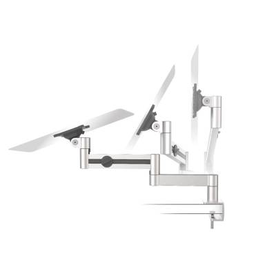 Soporte Monitor con Brazo para 1 Pantalla con Mordaza de Mesa