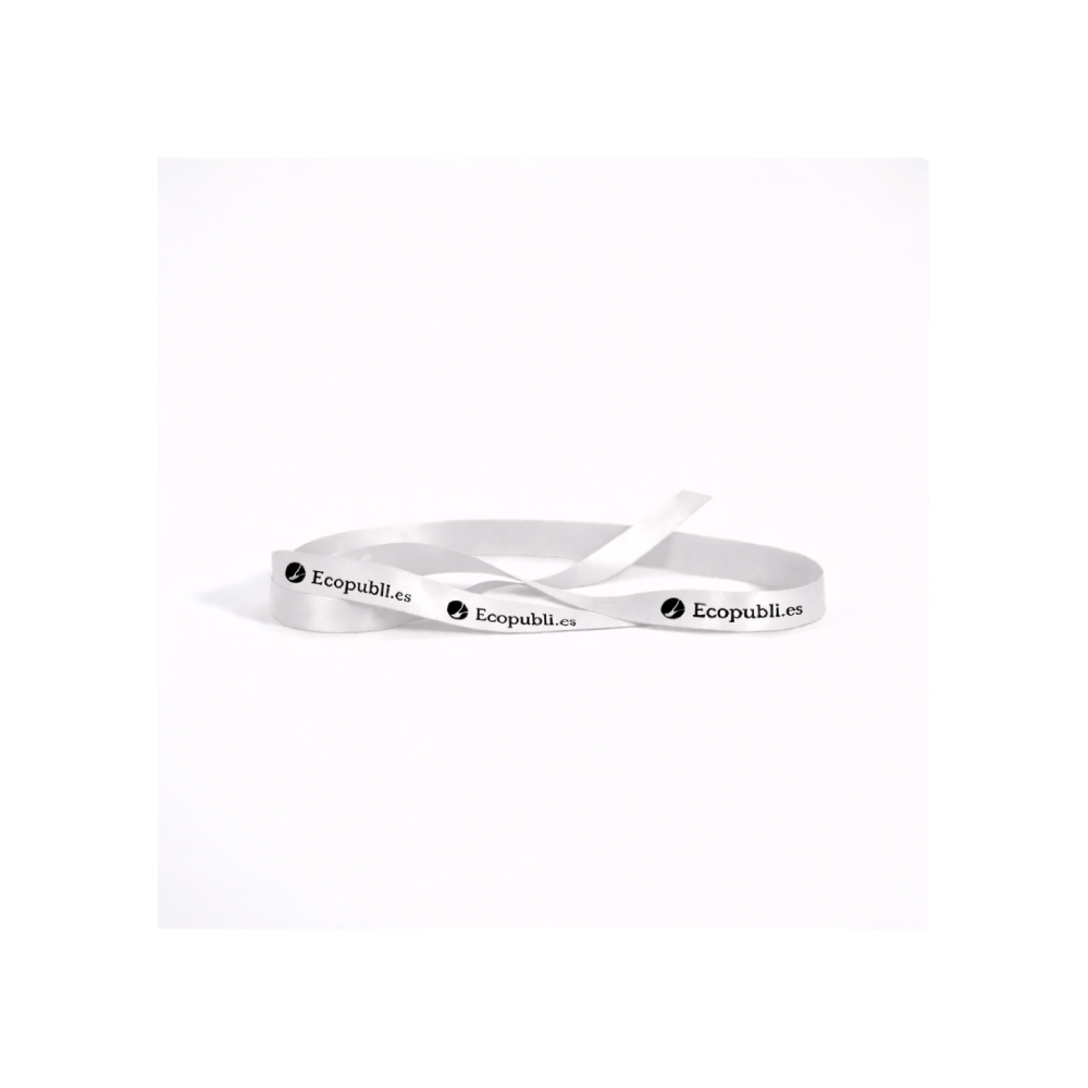 Cinta Regalo Personalizada Blanca 1000m Ancho 16 mm