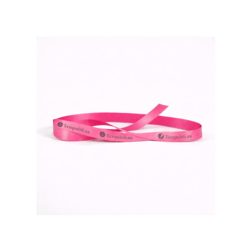 Cinta Regalo Personalizada Rosa Fuerte 1000m Ancho 16 mm