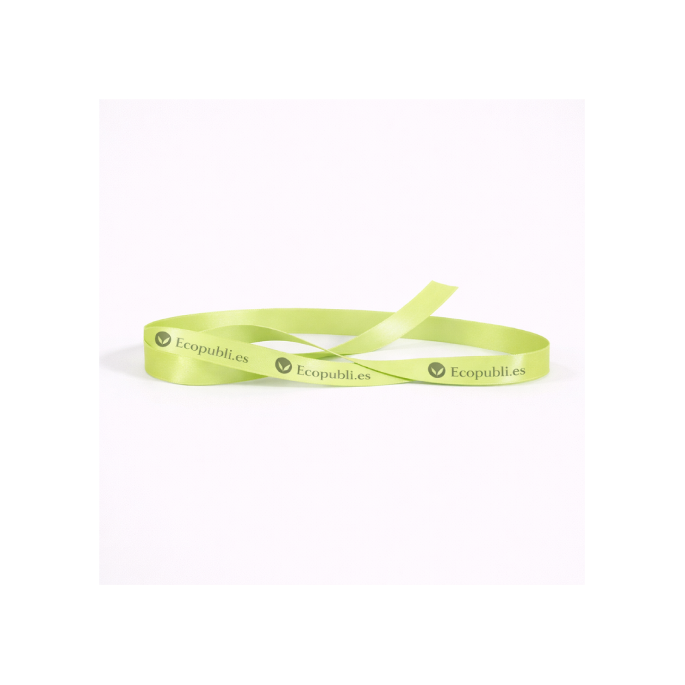 Cinta Regalo Personalizada Amarillo Fluor 1000m Ancho 16 mm