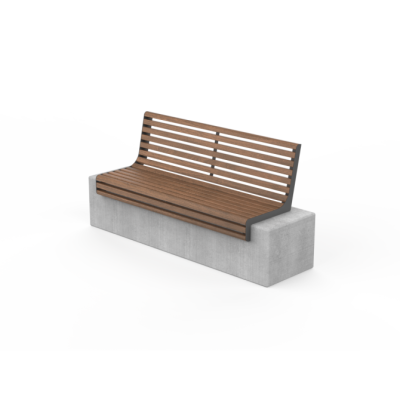 Banco PSMLVI29500. Mobiliario Urbano de Calidad Ecopubli.