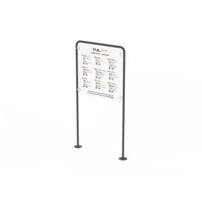 Cartel Informativo aluminio dibond